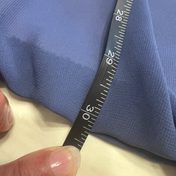 UN DEUX TROIS Girls Party Dress w/ Bubble Hemline Size 12 Blue Sleeveless - Picture 6 of 10